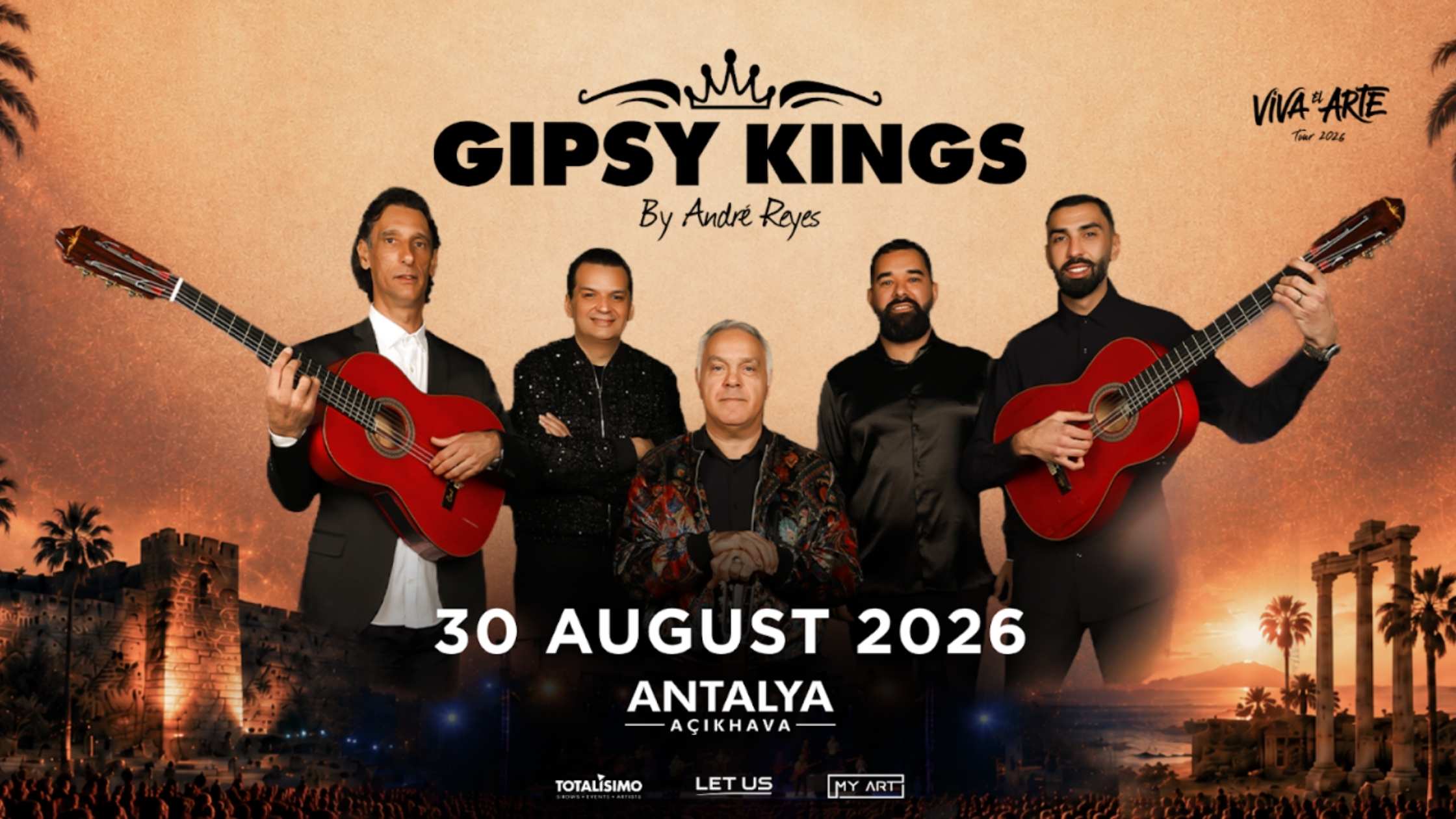 DÜNYACA ÜNLÜ GIPSY KINGS BY ANDRE REYES ANTALYA’DA SAHNE ALACAK