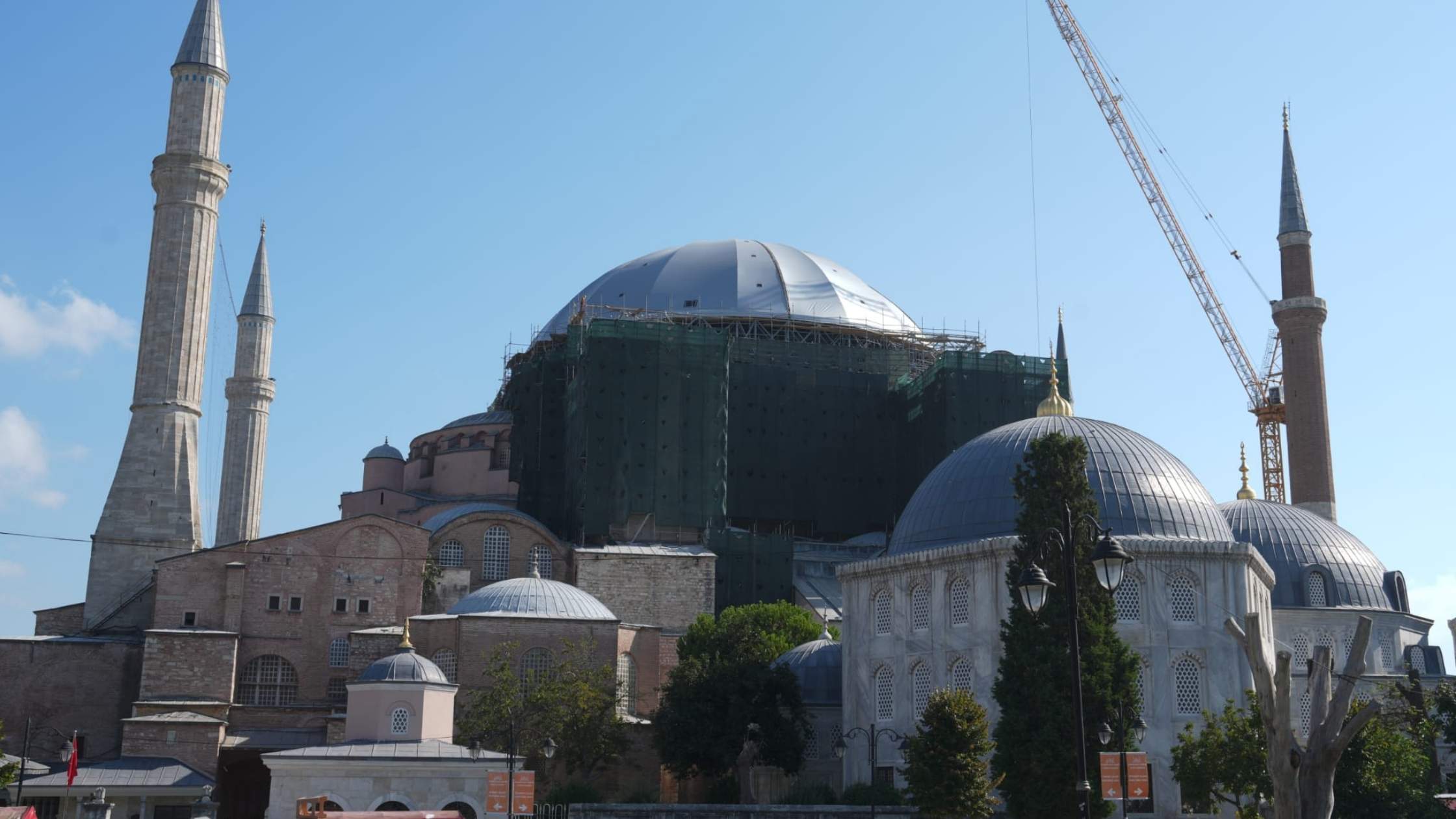 AYASOFYA’DA RESTORASYON ÇALIŞMALARINDA YENİ AŞAMAYA GEÇİLİYOR