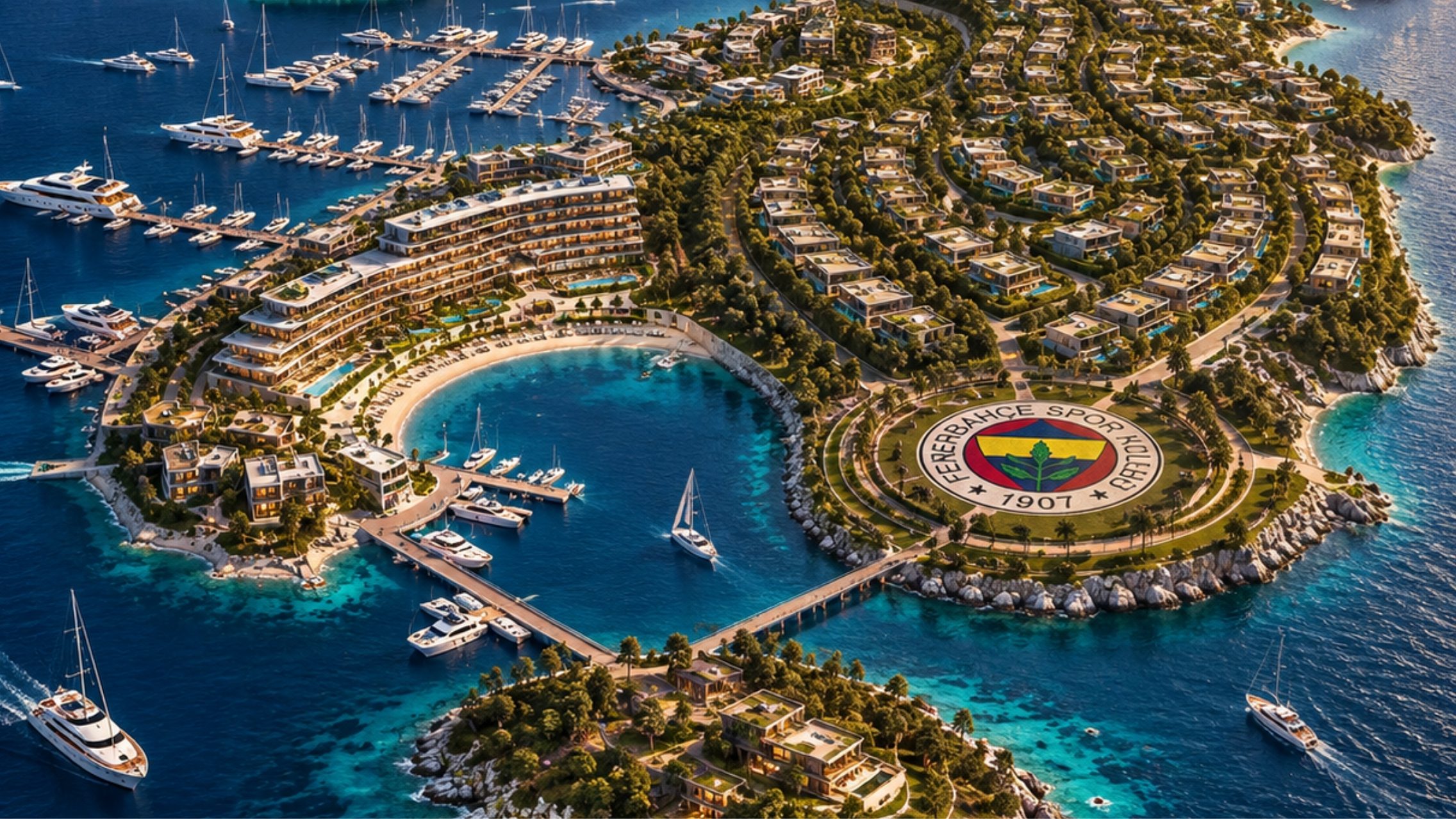 MUĞLA’YA 1907 KONUTLU “FENERBAHÇE ADASI” KURULUYOR