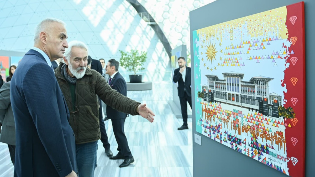 Bakan Ersoy CSO Ada Ankara’daki sergiyi ziyaret etti