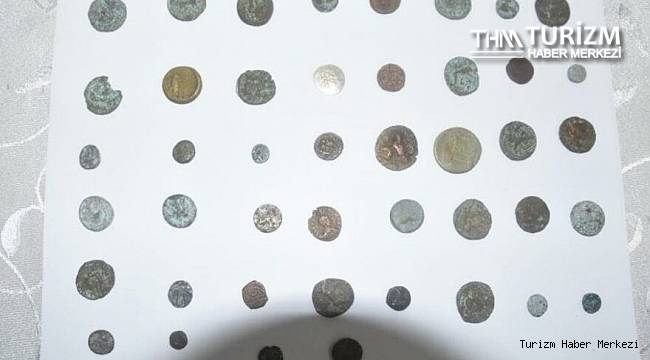 104 tarihi sikke ile yakalandılar! Serbest bırakıldılar