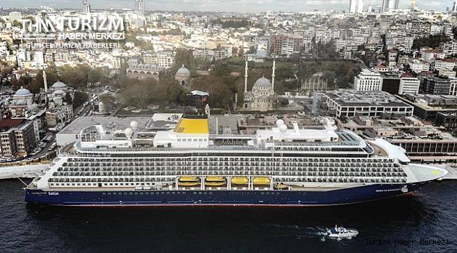 1000 yolcu kapasiteli dev kruvaziyer gemisi İstanbul'da