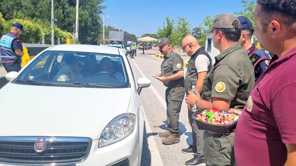 Bayram tatilcilerine orman yangını uyarısı: Broşürler dağıtıldı