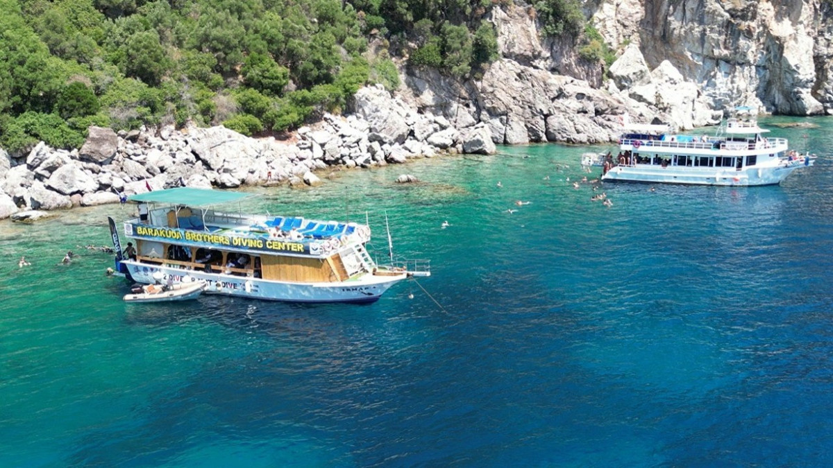 Marmaris’te dalış turizmi yerli turistle canlandı